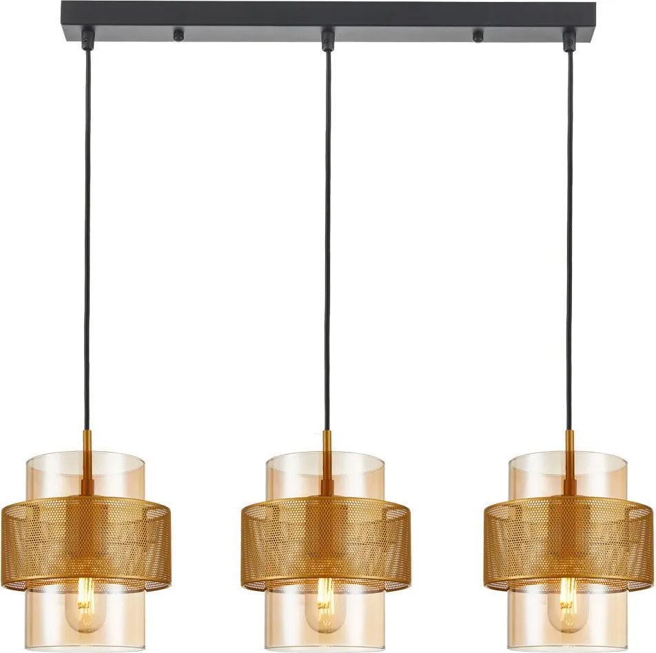 Italux modern függeszték vinoti borostyán arany itxpnd-22132-3sgdamb