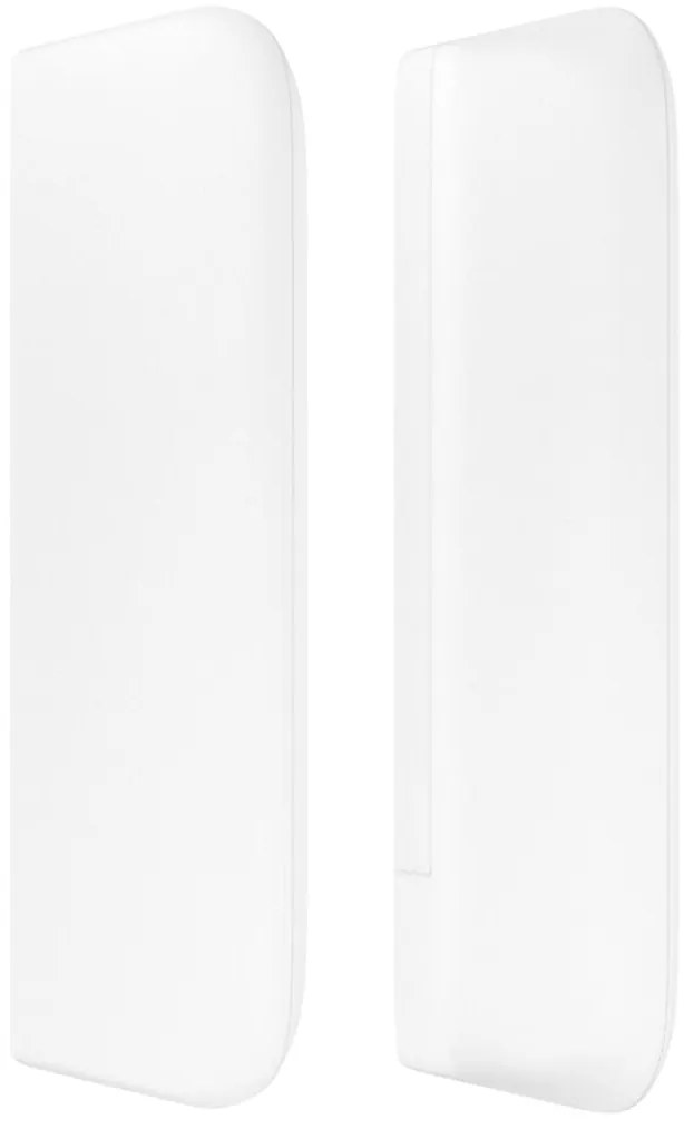 fehér műbőr szárnyas fejtámla 147x16x78/88 cm