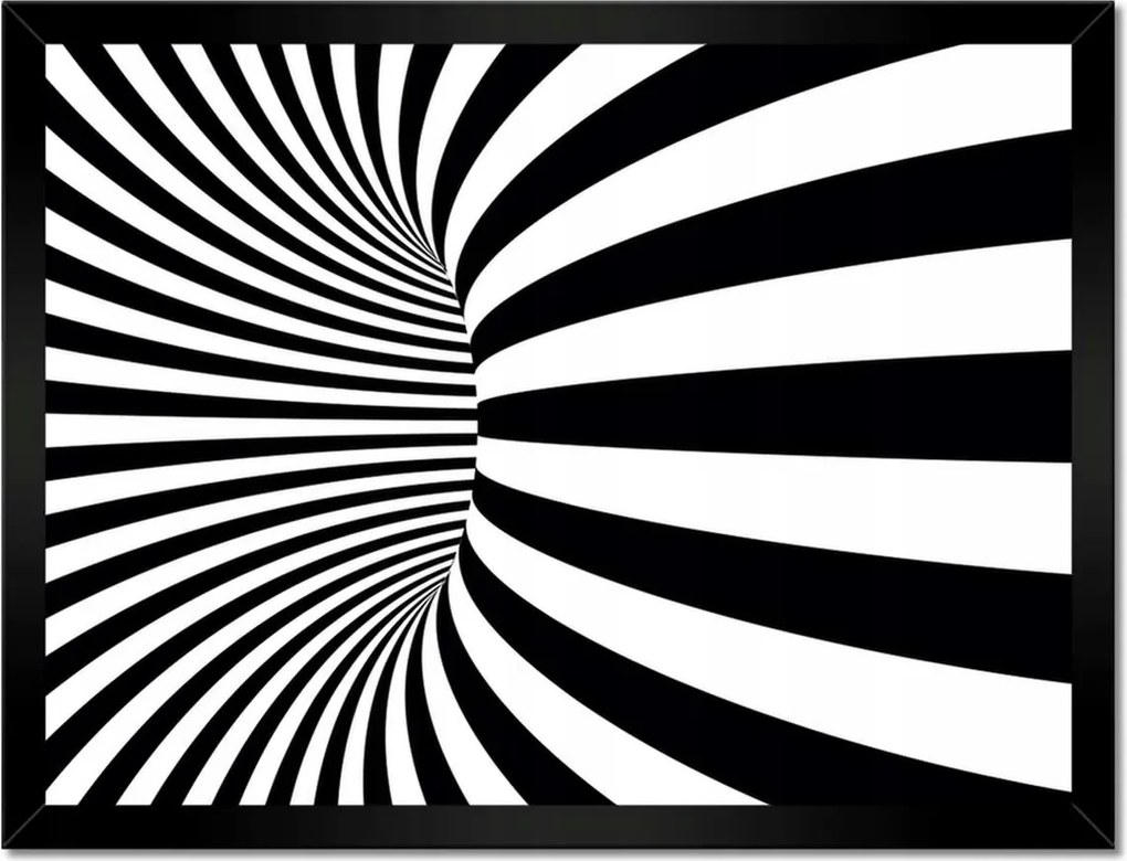 Poszterek keretben 40x30 Absztrakt fekete-fehér