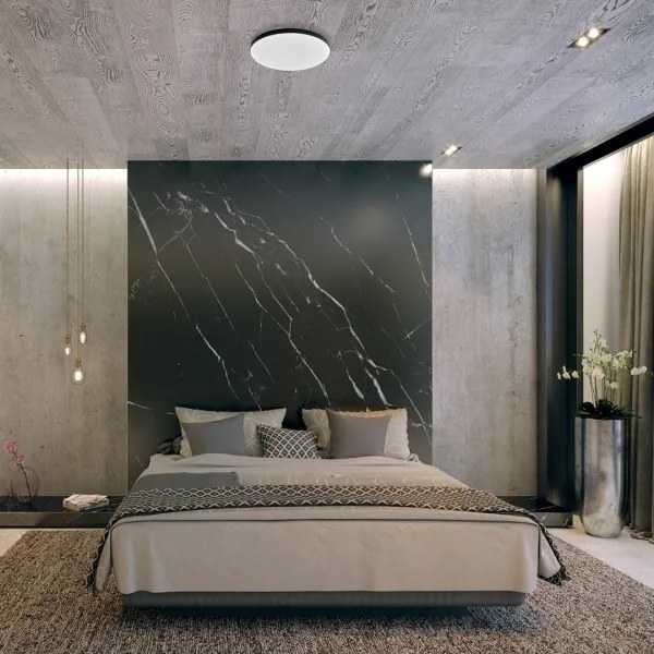 LED Mennyezeti lámpa SLIMI LED/24W/230V IP40 fekete