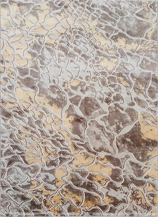 Szőnyeg 160x220 Fényes Hímzett Mintás Soft Prem