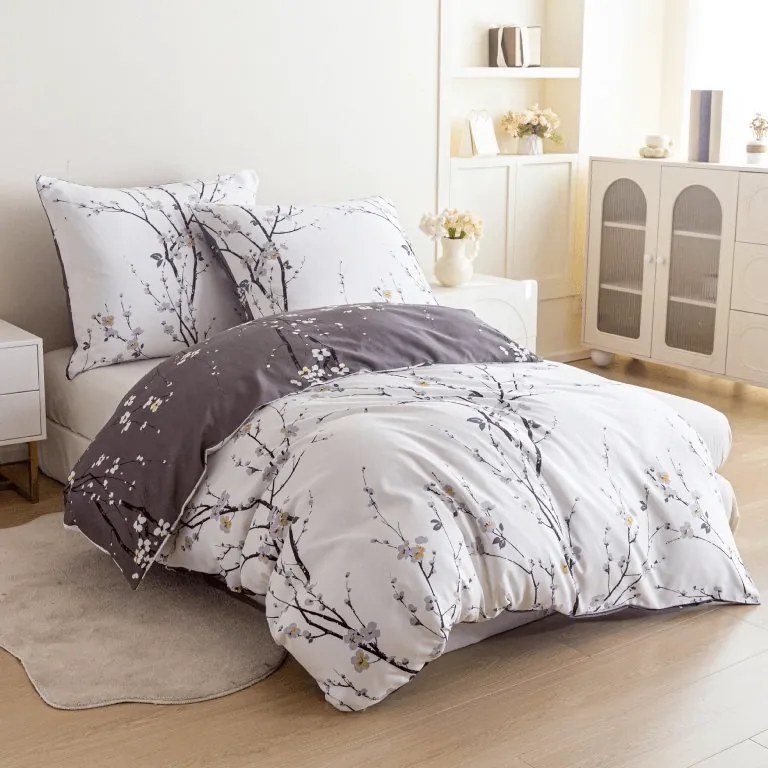 Mikroszálas flanel ágyneműhuzat PAVUNI fehér Ágyneműhuzat mérete: 70 x 90 cm | 140 x 200 cm