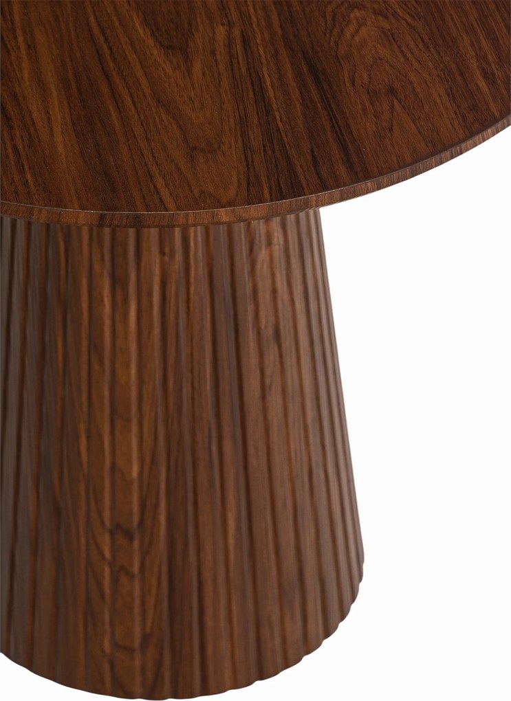 Stellis kerek dohányzóasztal 60 cm - dió