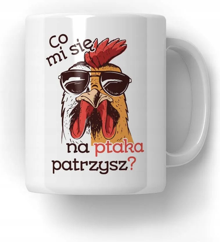 Bögre Mi van a madárral? Vicces Ajándék 18-99 Ajándék