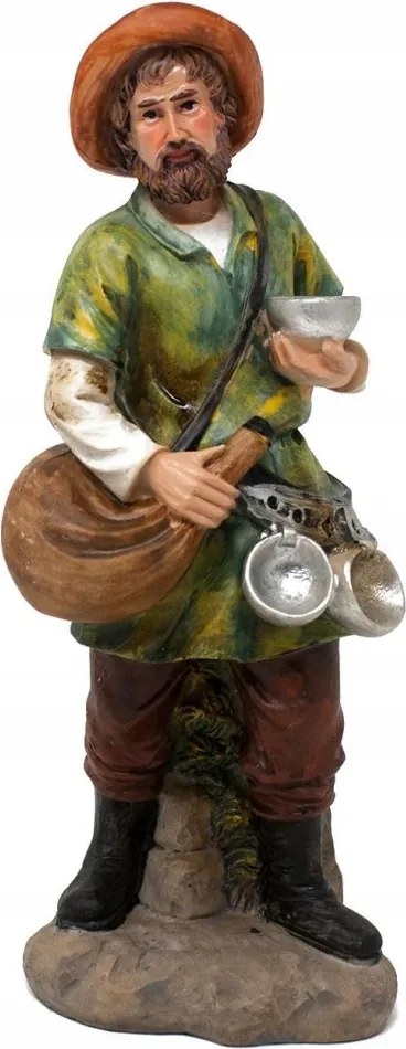 Karácsonyi Betlehem Figura 'edénykereskedő' 20cm magas figurákhoz