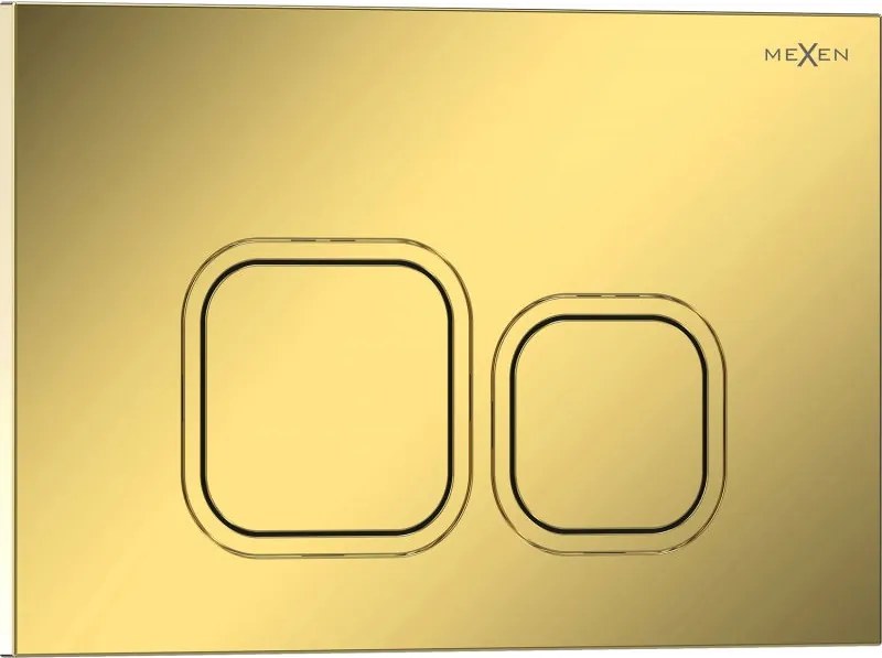 Mexen Tex 03 öblítő gomb, fényes pezsgő arany - 6103-08
