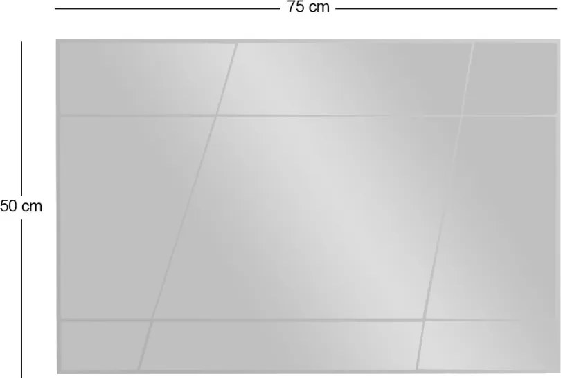Akol tükör, fehér, 50 cm
