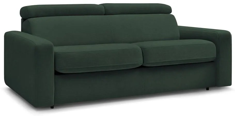 Sötétzöld kinyitható kanapé 195 cm Monaco – Bobochic Paris