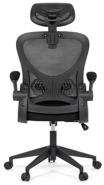 Irodai forgószék hintamechanikával, fekete kárpittal. KA-K2021 BK