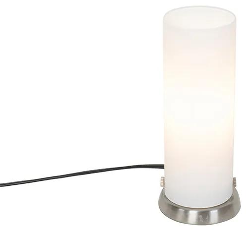 Modern asztali lámpa acél - Andrew