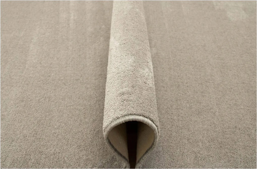 200x250 cm Puha Szürke-ezüst Szőnyeg