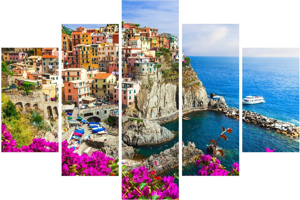 Kép - Manarola olasz falu (150x105 cm)