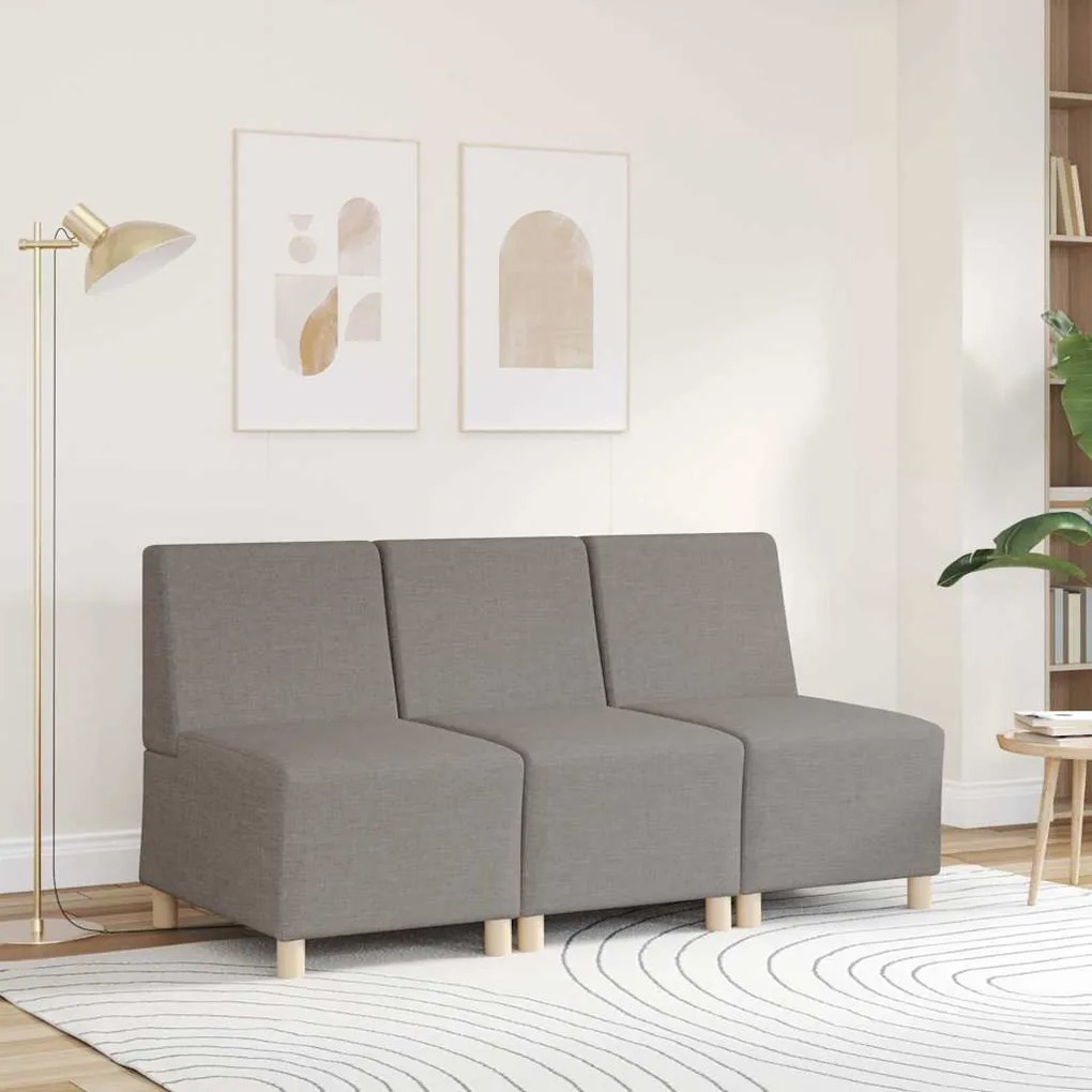 tópszínű szövet kanapéfotel 55 cm