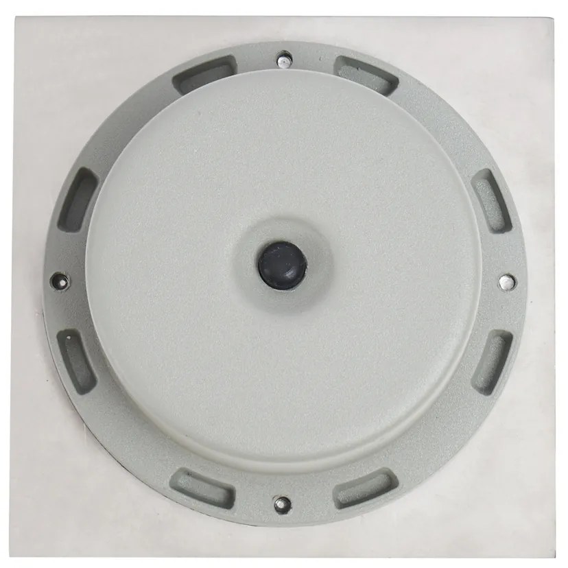 6 darabos szögletes alumínium LED-es földbe süllyeszthető lámpaszett IP65 szolár - Terry