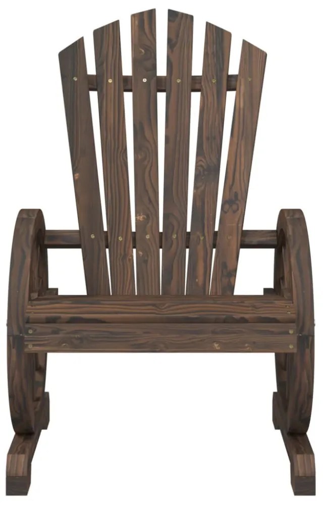 vidaXL 2 db tömör fenyőfa kerti Adirondack szék