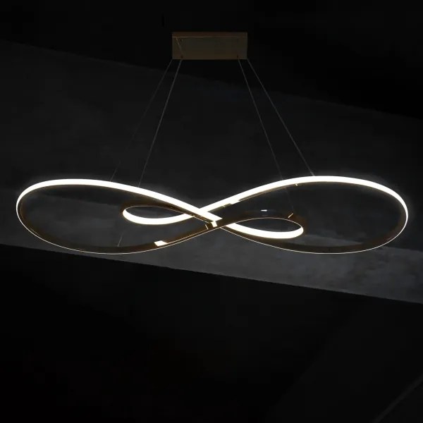 LED Csillár zsinóron ZUMBA LED/50W/230V arany