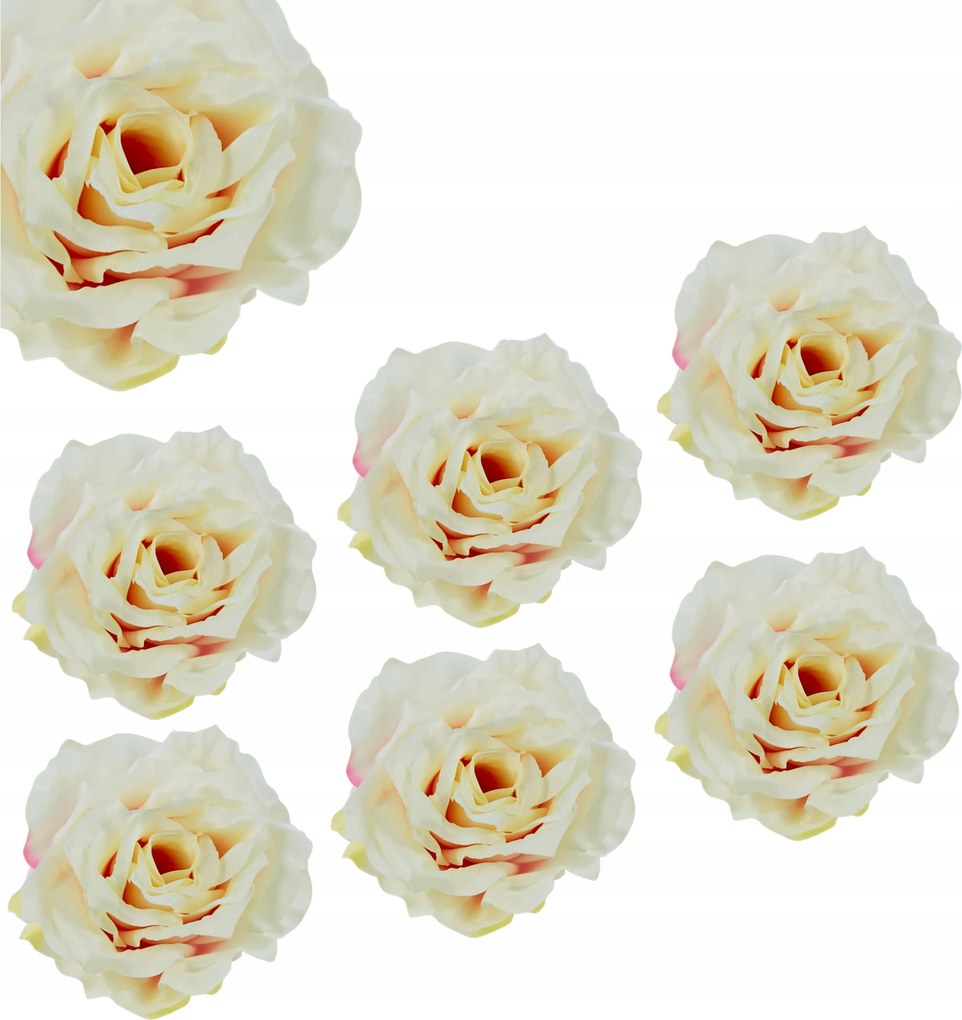 Rózsa Mesterséges Fej Mesterséges Termék Mint Élő VIP6438-044 6 db