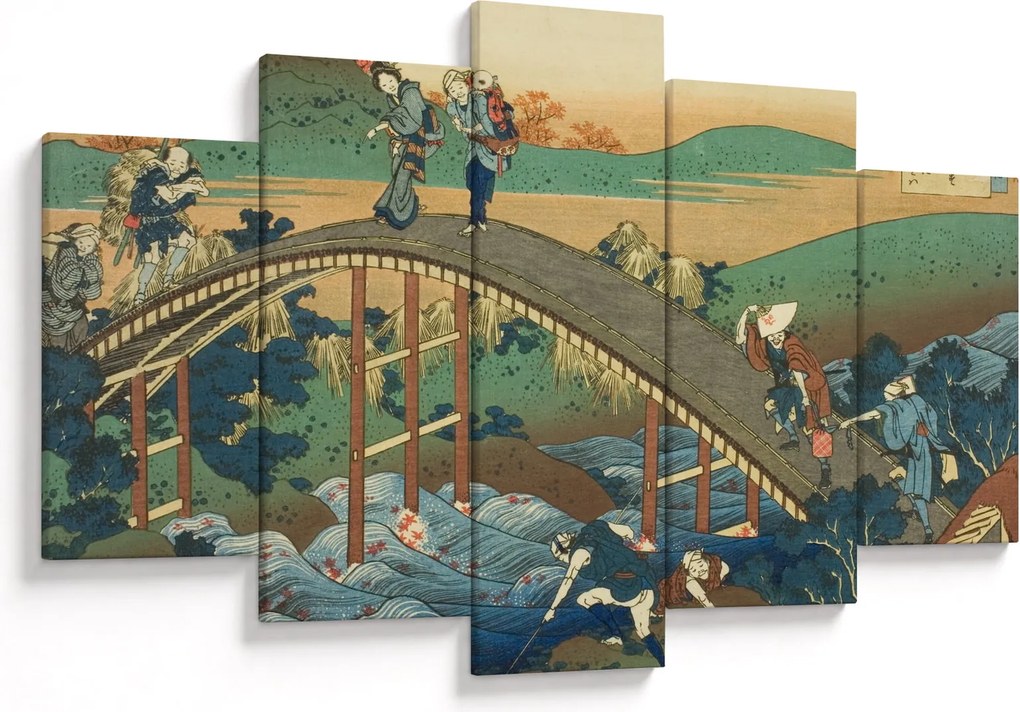 Kép - Katsushika Hokusai, Ariwara no Narihirafrom the series One Hundred, Poems Explained by the Nurse (Hyakunin isshu uba ga etoki), reprodukciók (150x105 cm)