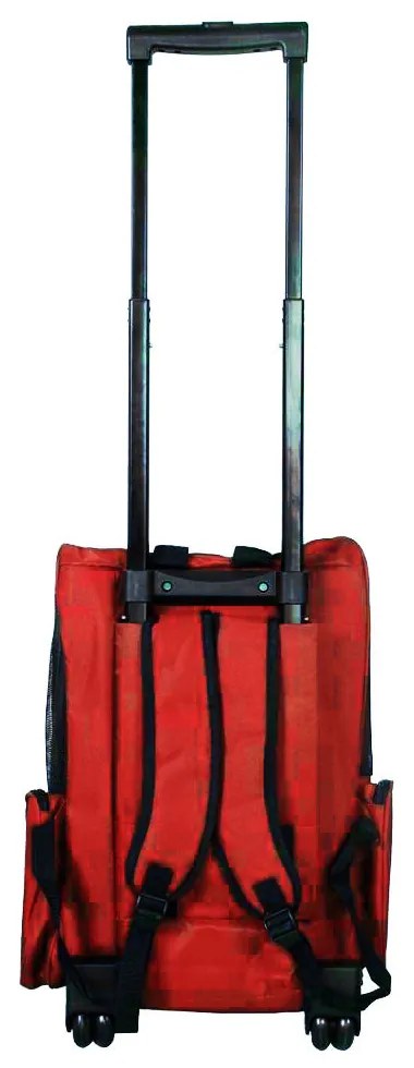 2 az 1-ben húzható kisállat hordozó, több színben-piros