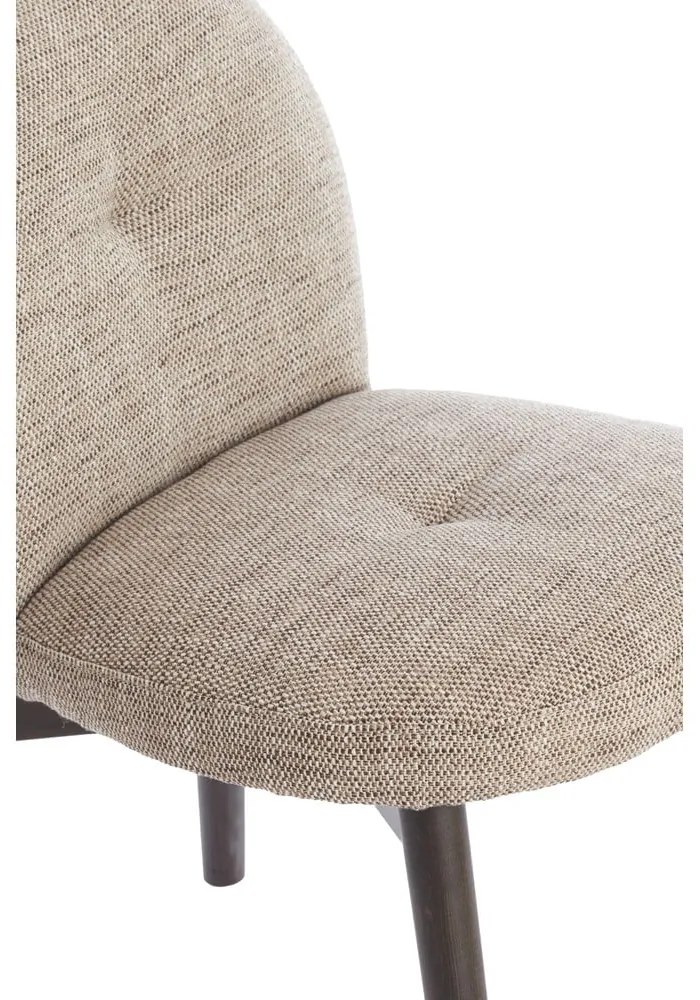 Bézs kárpitozott étkezőfotel szett 2 db-os Sinosa – Light &amp; Living