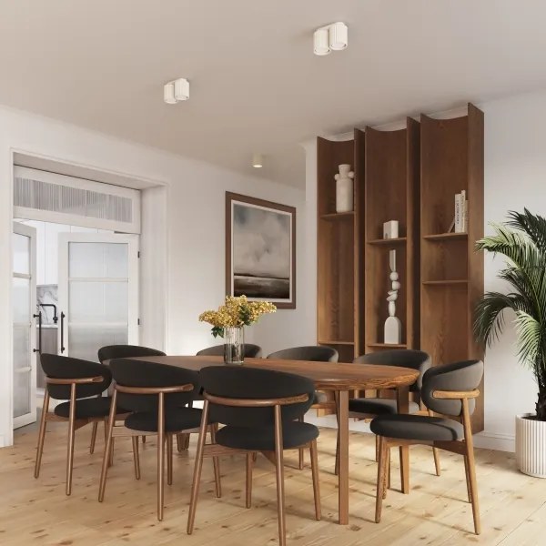 Sollux SL.1790 - AURA spotlámpa 2xGU10/10W/230V krémszínű