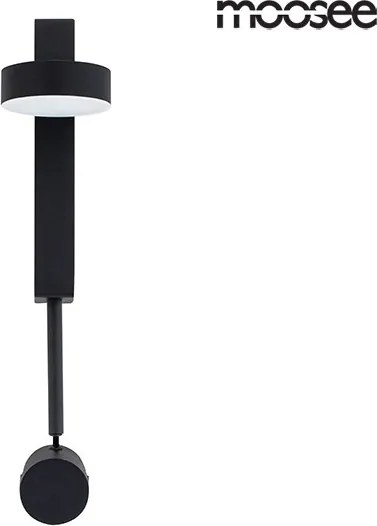 King Home MOOSEE CLARID BLACK MSE010400207 Fali lámpa 1x8W/LED 3000K 640LM IP20
