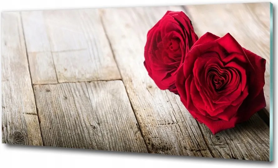 Fotó üvegkép Rózsaszín margaréták 125x50