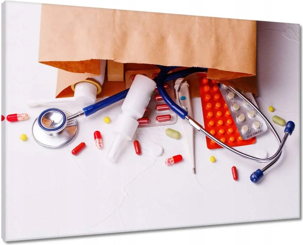 Vászonkép 70x50 Orvosi kellékek