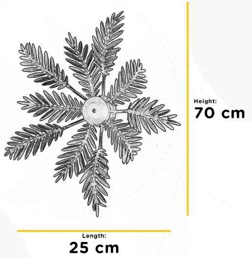 ONLI - Mennyezeti lámpa FELCE 5xE14/6W/230V bronz
