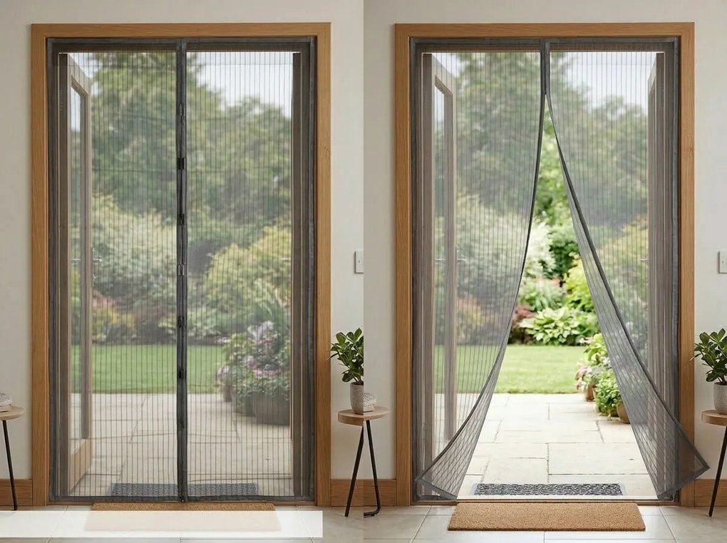 Mágneses rovarháló ajtóra MAGNIX 220x100 cm