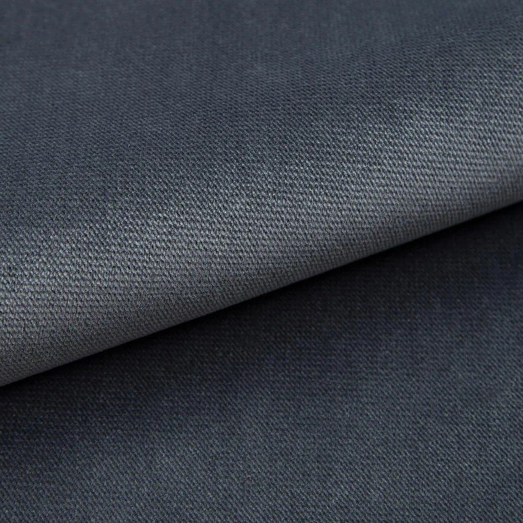 Sötétszürke kihúzható sarokkanapé ZENOVA 220 x 140 cm, kétoldalas