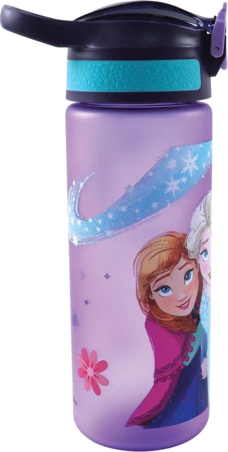 Disney Jégvarázs Modern Magic műanyag matt szívószálas kulacs 600 ml