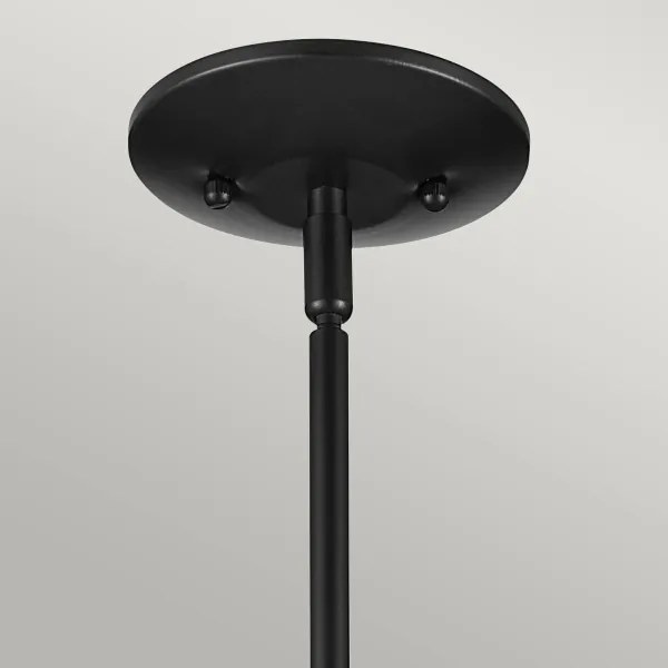 Kichler KL-DEELA-P-BK - DEELA száras csillár 1xE27/60W/230V átm. 17,8 cm fekete