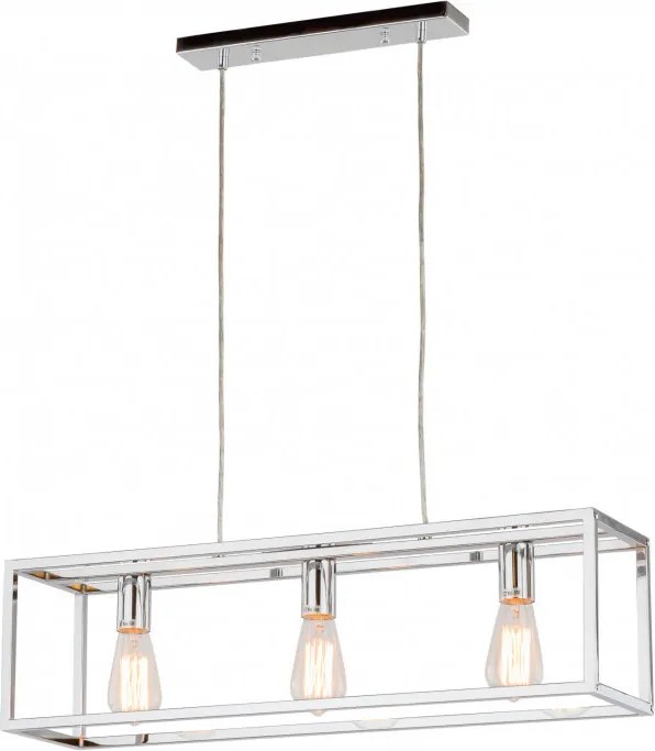 Italux SIGALO MD-BR4367-D3 CH Függőlámpa 3x60W/E27