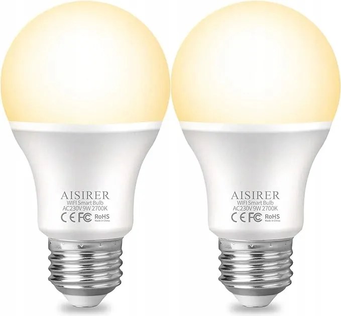 Aisirer Led Izzó Készlet 2 Db 2700K Meleg Fehér 10W Dimmerelhető