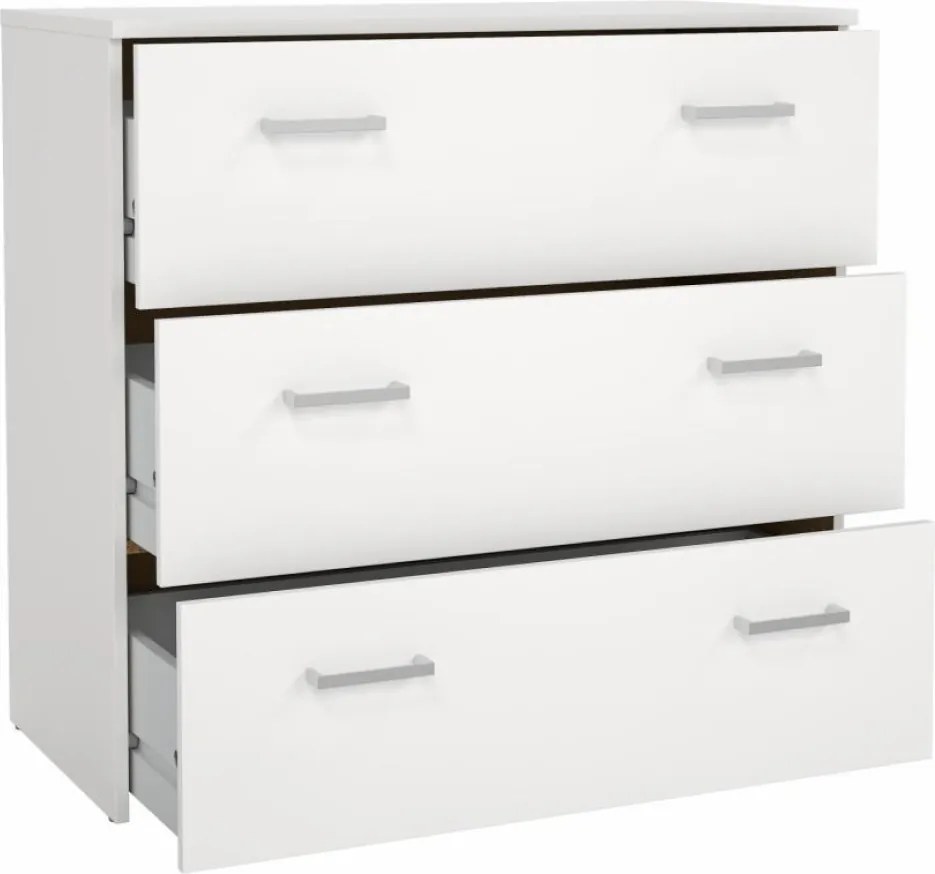 Komód, fehér, GARBO 3
