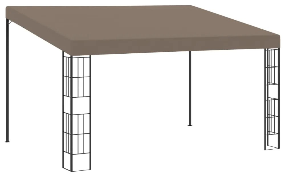 tópszínű falra szerelhető szövetpavilon 4 x 3 m