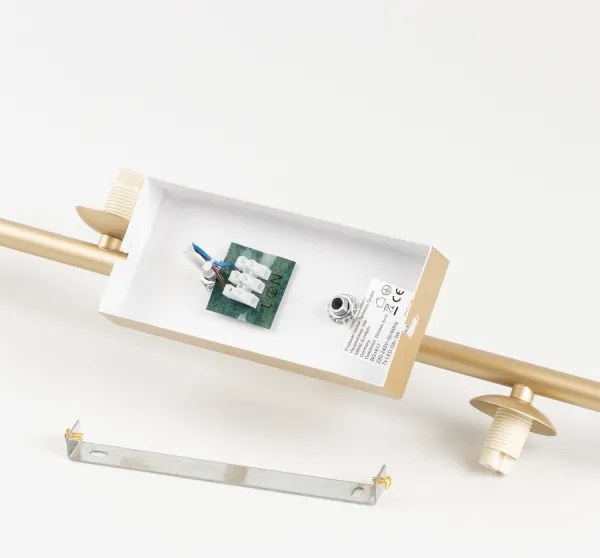 Brilagi - LED Felületre szerelhető csillár MILLA 4xG9/3W/230V arany/füstös