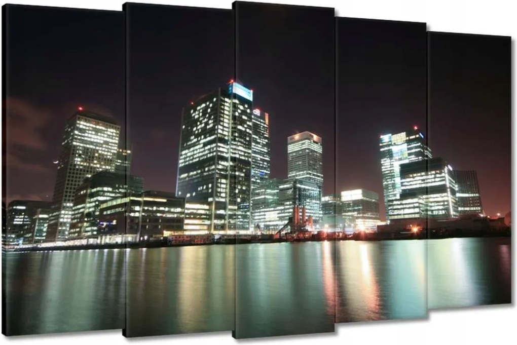 Képek 150x95 Kivilágított felhőkarcolók Londonban