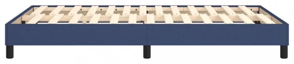 ágykeret matrac nélkül kék 120x200 cm szövet 120x200 cm