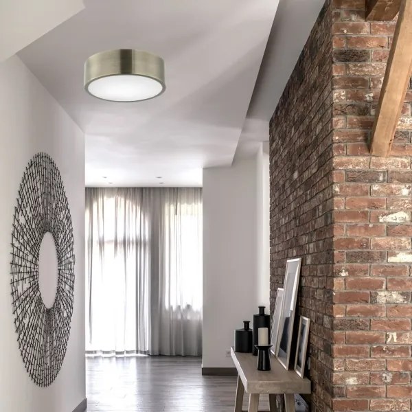 Mennyezeti lámpa DANTE 1xE27/60W/230V á. 26 cm patina