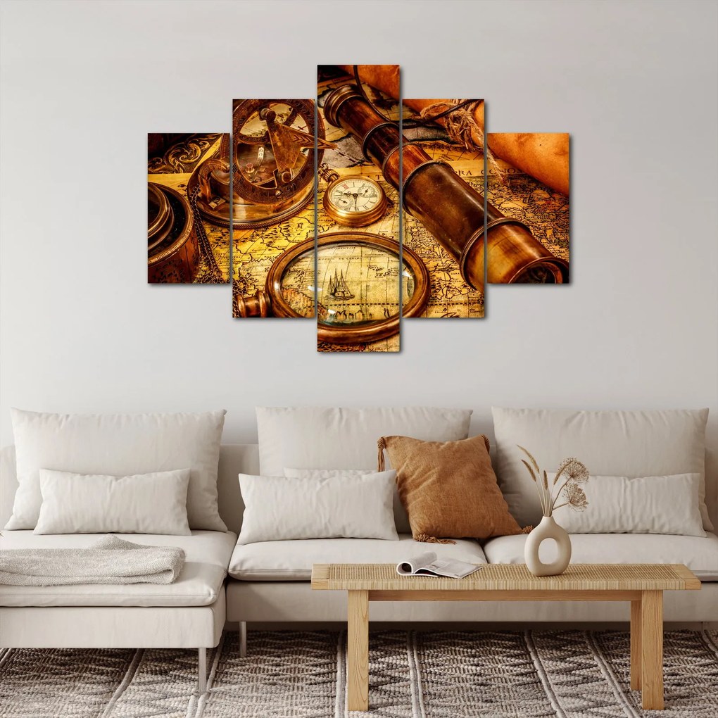 Kép - Tengerészek történelmi segédeszközei (150x105 cm)
