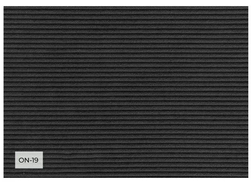 Sötétszürke kordbársony fotel Lofty Lilly – Miuform