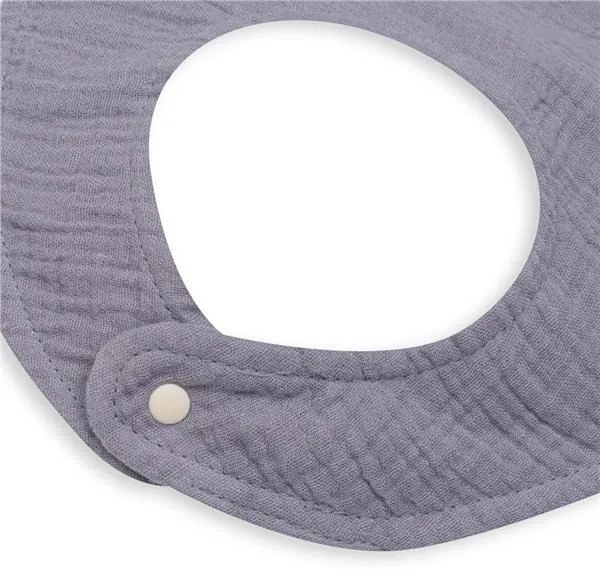 Muszlin baba előke New Baby grey