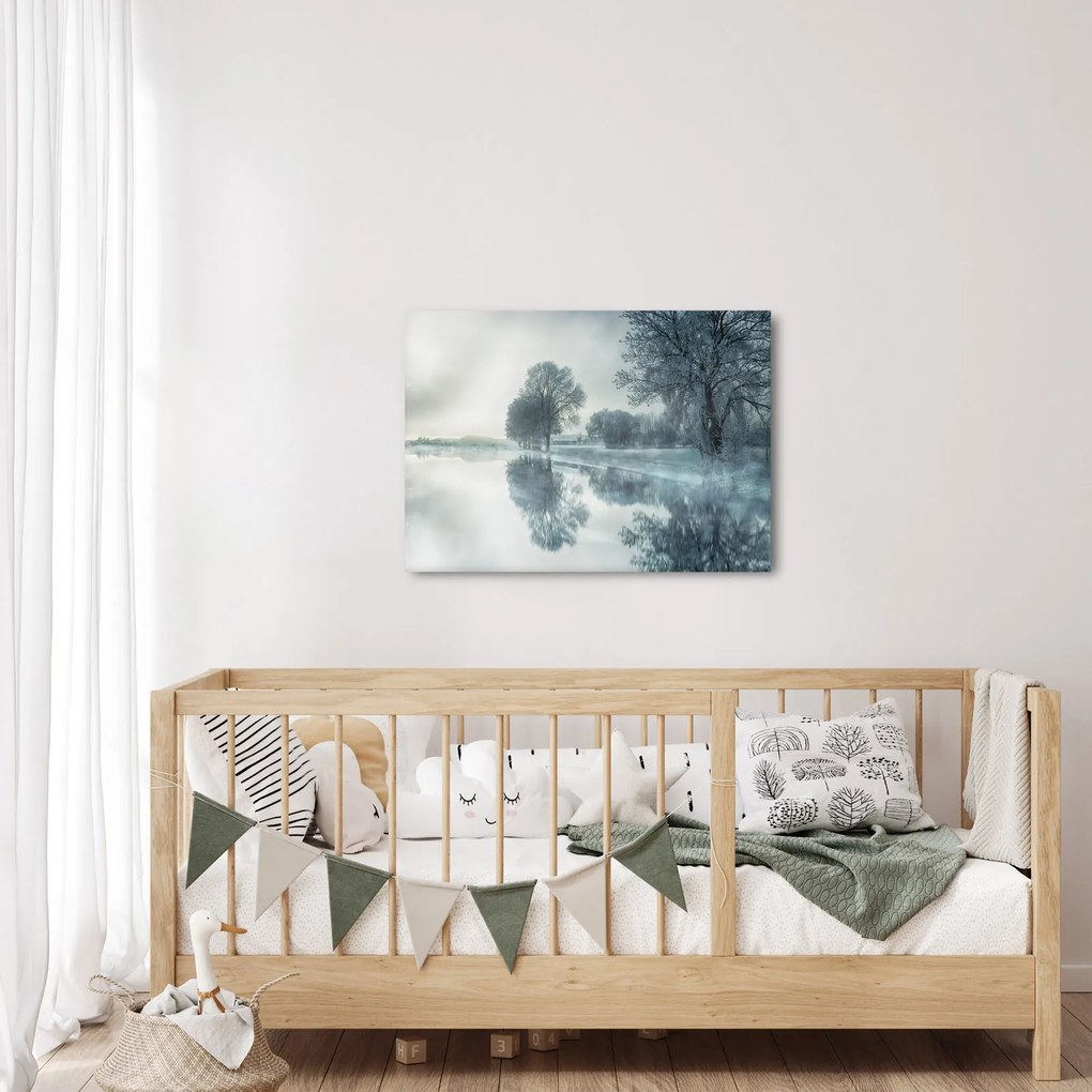 Téli természet képe (70x50 cm)