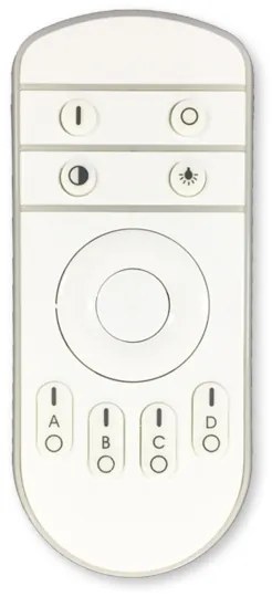 Top Light - LED Dimmelhető felületre szerelhető csillár MELED/50W/230V 3000-6500K fekete + távirányító