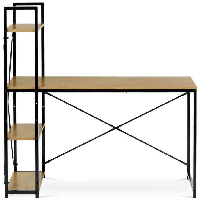 Íróasztal 120×60 cm, MDF, tölgy OAK