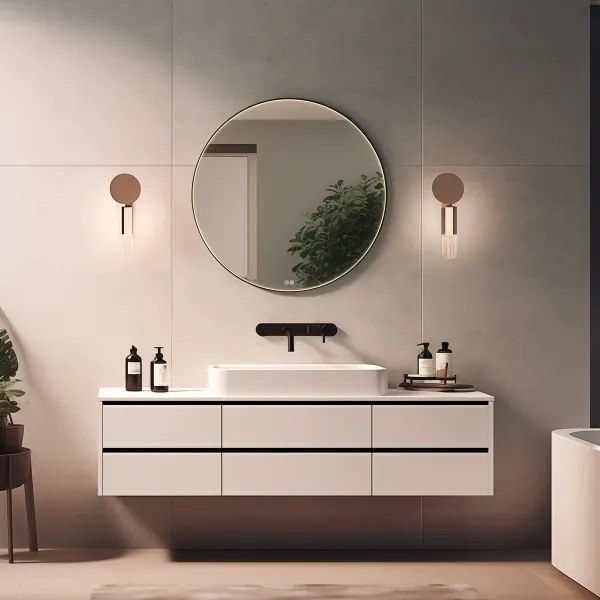 NIMCO ZPC 31000RVX-90 - LED háttérvilágítású fürdőszobai tükör 3000-6500K 60 cm IP44