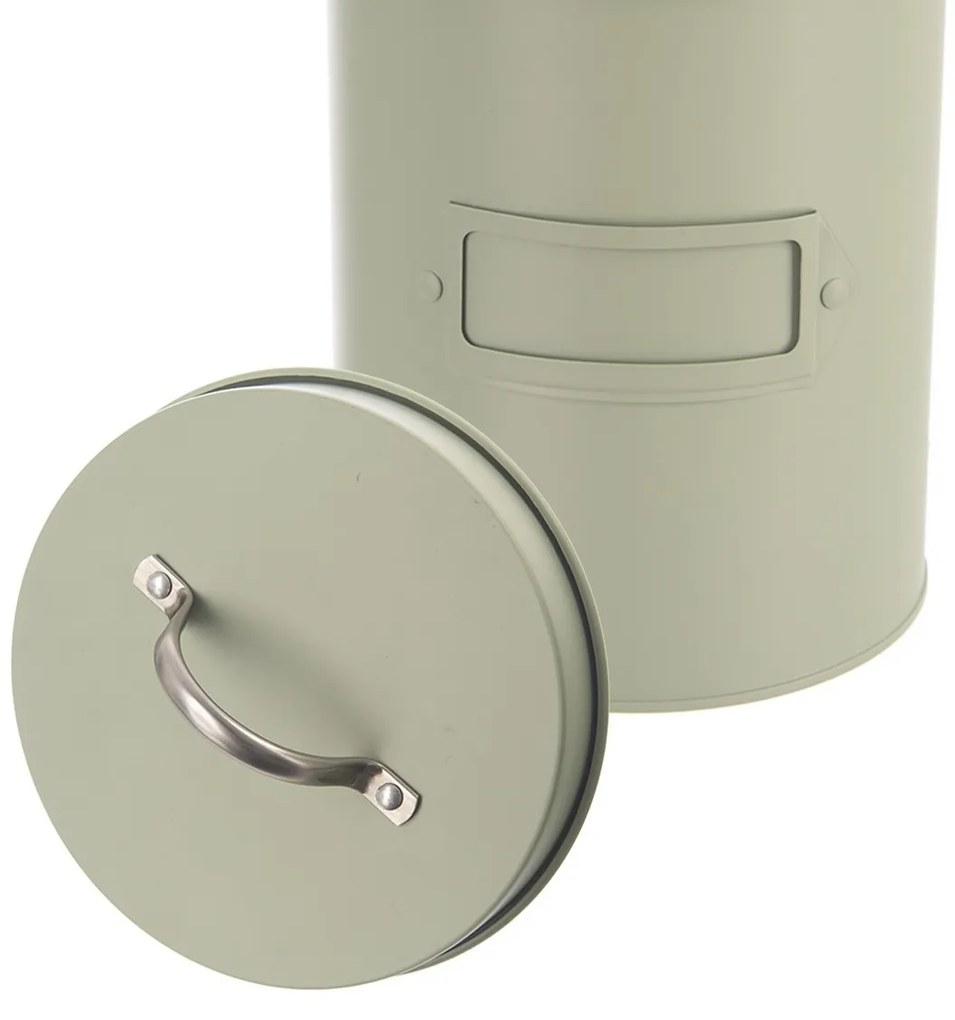 Orion Greenish fémdoboz, átmérő 11 cm, 11 cm átmérőjű