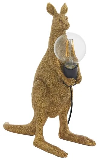 Endon 95075 - Asztali lámpa KANGAROO 1xE27/10W/230V aranyszínű